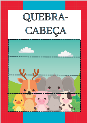 Capa de quebra-cabeça